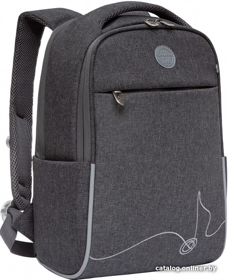 

Школьный рюкзак Grizzly RG-267-3/1 (серый)