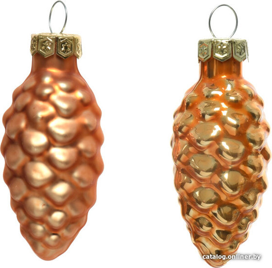 

Елочная игрушка Kaemingk Шишки 012334 (12шт)