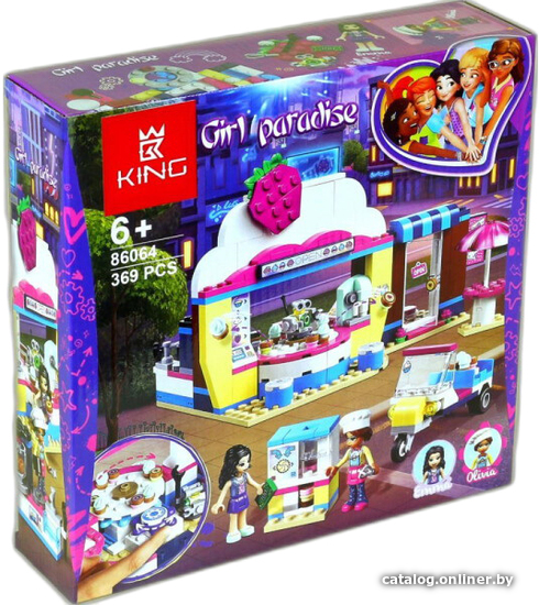 

Конструктор King Friends 86064 Кондитерская Оливии