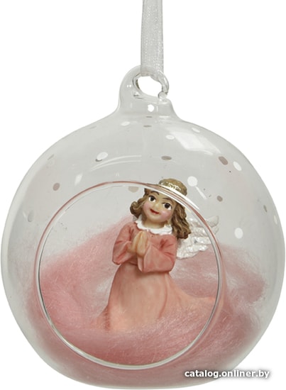 

Елочная игрушка Albero Di Natale Розовая фея 8 см 030118-2