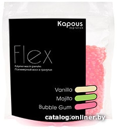 

Воск Kapous Полимерный в гранулах Flex с ароматом Бабл Гам 500 г