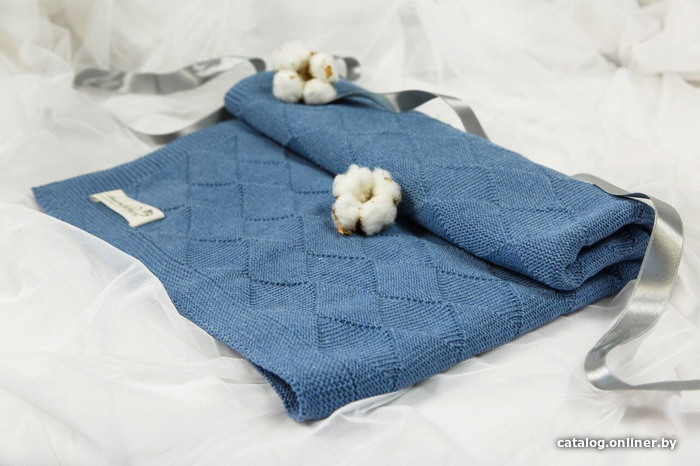 

Плед Amarobaby Pure Love. Ромбы 75x105 (синий)