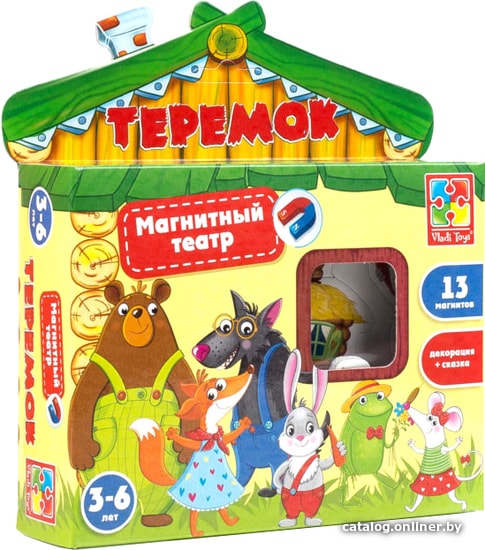 

Магнитная доска Vladi Toys Магнитный театр Теремок VT3206-08