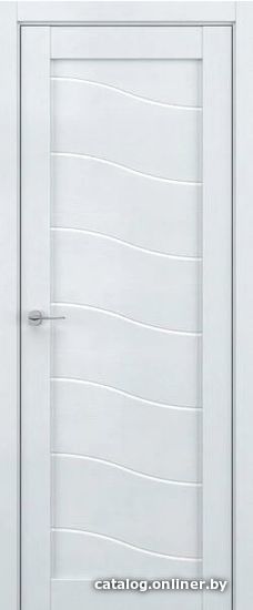 

Межкомнатная дверь Юркас Deform V2 80x200 (скай вуд/стекло lacobel белый лак)