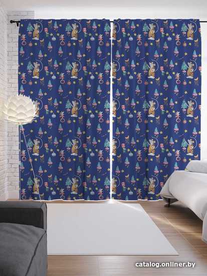 

Комплект штор JoyArty Мышка-художник 1.45x2.65 м p_378428_145x265 (2 шт)