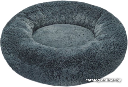 

Лежак Pet Bed плюшевый 40 см (графит)