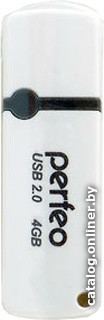 

USB Flash Perfeo C07 4GB (белый) [PF-C07W004]