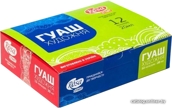 

Гуашь Rosa Studio 221542 (12 цв.)