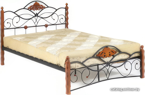 

Кровать TetChair Secret De Maison Canzona Wood Slat Base 120x200 (красный дуб/черный)