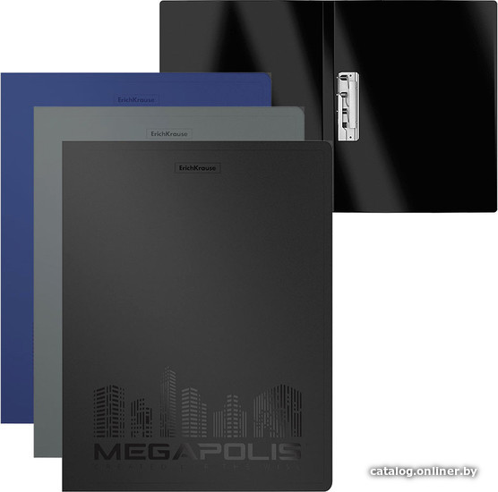 

Набор папок Erich Krause Megapolis ассорти 50139 (4 шт)