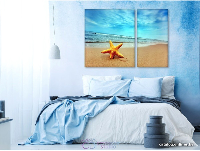 

Модульная картина Citydecor Море/Водопады 12.17 70x100 см