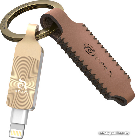 

USB Flash Adam Elements iKlips DUO+ 128GB (золотистый)