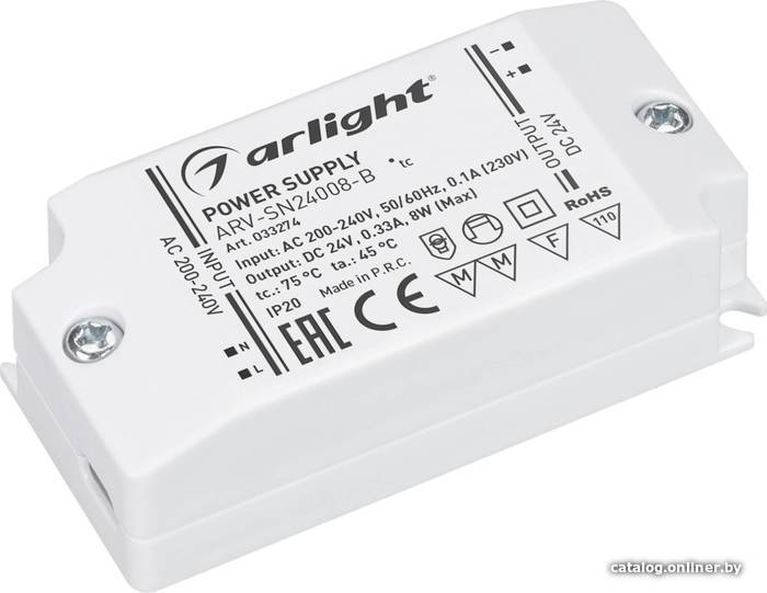 

Блок питания Arlight ARV-SN24008-B 033274