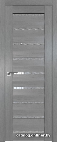 

Межкомнатная дверь ProfilDoors 2.49XN 50x200 (грувд серый, стекло дождь белый)