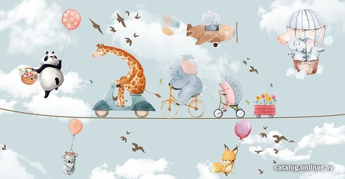 

Виниловые обои Citydecor Cute&Lovely 1 500x260