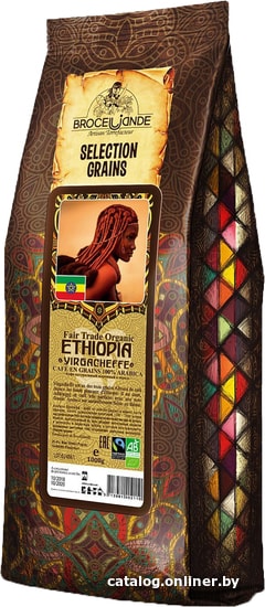 

Кофе Broceliande Ethiopia Yirgacheffe в зернах 1 кг