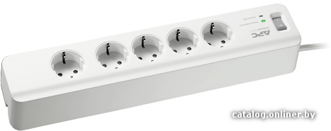 

Сетевой фильтр APC Essential SurgeArrest 5 розеток, белый (PM5-RS)