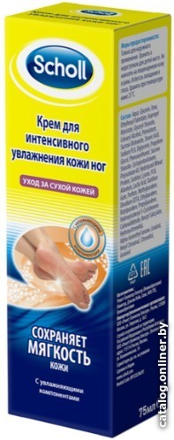 

Scholl Крем для ног Для интенсивного увлажнения 75 мл