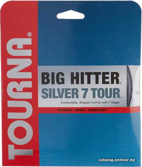 

Струна для теннисной ракетки Tourna Big Hitter Silver 7 Tour S7TOUR-17 (серебристый)