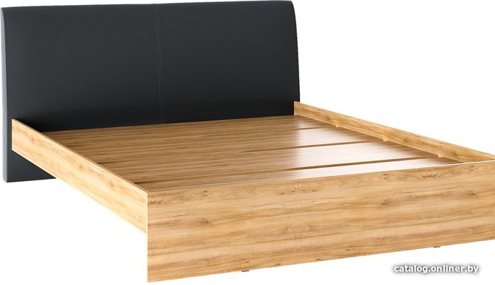 

Кровать Bon Mebel Доминика основание ЛДСП 160x200 (дуб крафт золотой/кожзам серый)