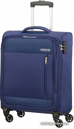 

Чемодан-спиннер American Tourister Heat Wave Blue 55 см