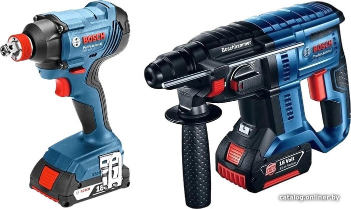 

Перфоратор Bosch GBH 180-LI Professional 06019G5221 (с 2-мя АКБ, кейс)