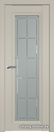 

Межкомнатная дверь ProfilDoors 2.101U 90x200 (шеллгрей, стекло гравировка 10)