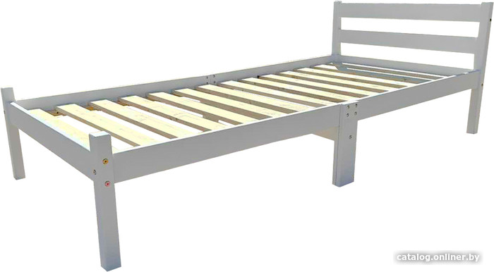 

Кровать Dyatel Луна 90x200 с настилом (белый)