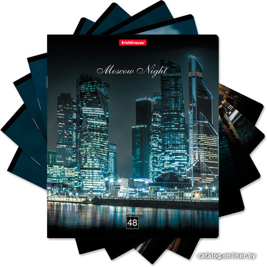 

Полуобщая тетрадь Erich Krause Moscow Night 48 л клетка 46663