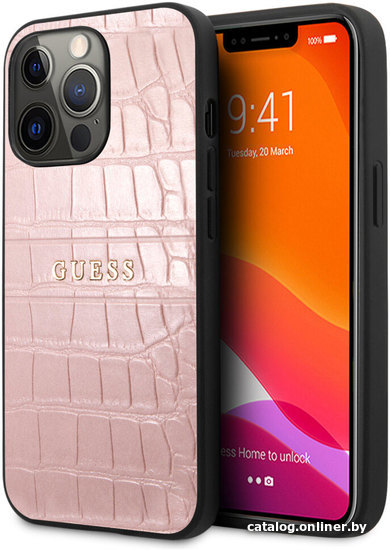 

Чехол для телефона CG Mobile Guess для Apple iPhone 13 Pro Max GUHCP13XPCRBPI