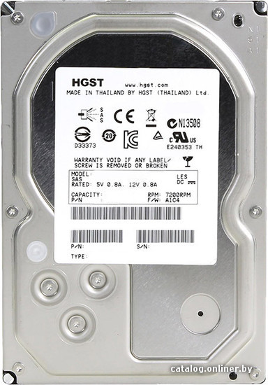 

Жесткий диск HGST Ultrastar 7K4000 2TB HUS724020ALS640