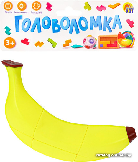 

Мозаика/пазл Рыжий кот Головоломка Банан И-6782