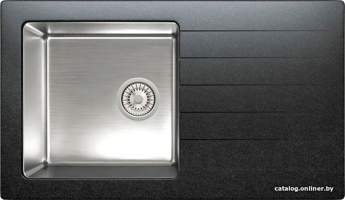 

Кухонная мойка Tolero Twist TTS-860 (черный 911)