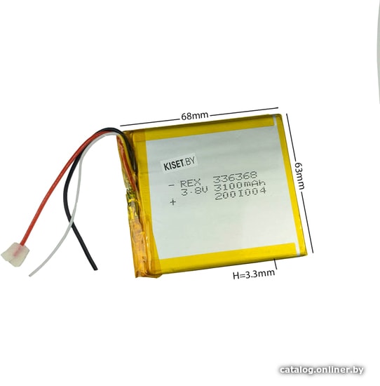 

Аккумулятор Bebat 336368 со шлейфом 3pin