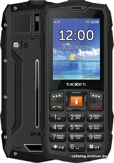 

Кнопочный телефон TeXet TM-516R (черный)