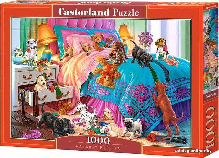 

Пазл Castorland Озорные щенки
