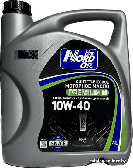 

Моторное масло Nord Oil Premium N 10W-40 SN/CF 4л