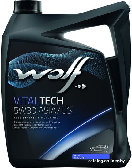 

Моторное масло Wolf VitalTech 5W-30 ASIA/US 5л