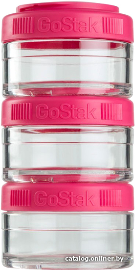 

Набор контейнеров Blender Bottle GoStak Tritan BB-G60-PINK