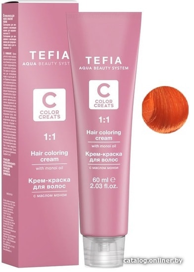 

Крем-краска для волос Tefia Color Creats 0/43 (оранжевый)