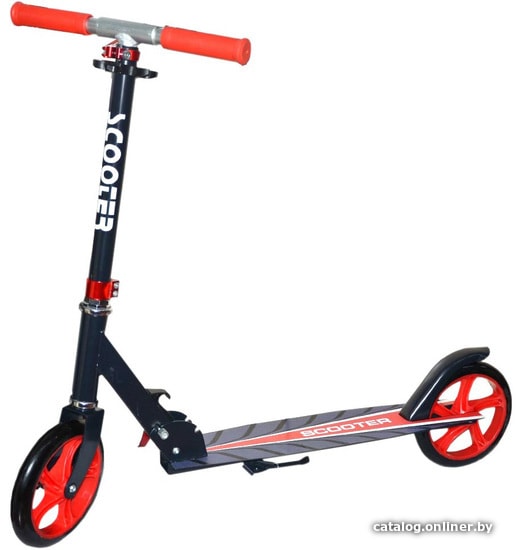 

Двухколесный подростковый самокат Scooter C-03 (черный/красный)