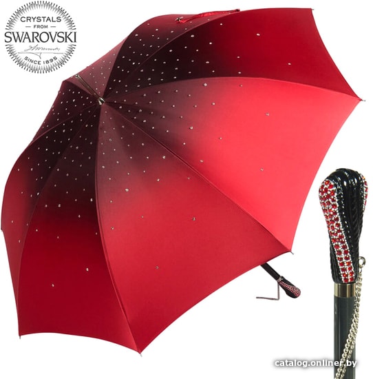 

Зонт-трость Pasotti Swarovski Rosso