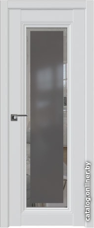

Межкомнатная дверь ProfilDoors 2.101U 90x200 (аляска, стекло square графит)