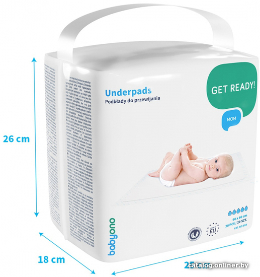 

Набор одноразовых пеленок BabyOno 594 60x90 (20 шт)