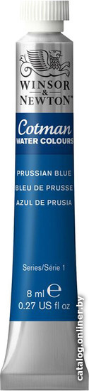 

Акварельная краска Winsor & Newton Cotman 303538 (8 мл, синий Прусский)