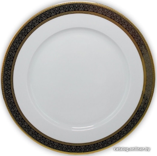 

Салатник Thun 1794 Opal Широкий кант, платина золото ОПЛ0044