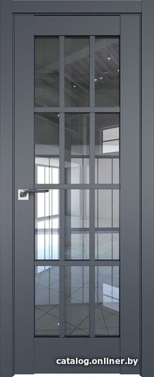 

Межкомнатная дверь ProfilDoors 102U 90x200 (антрацит/стекло прозрачное)