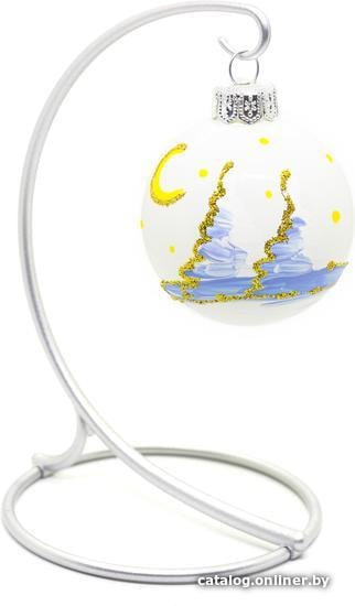 

Елочная игрушка Юрита Ночь перед Рождеством 200603-09 (белый)