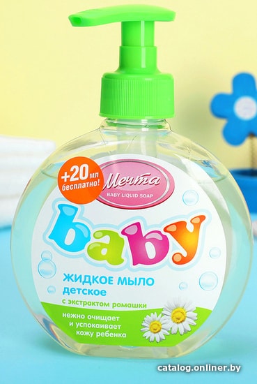

Мыло детское Мечта Baby c экстрактом ромашки жидкое 250 мл