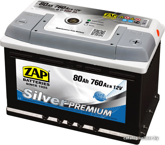 

Автомобильный аккумулятор ZAP Silver Premium 562 36 (62 А/ч)